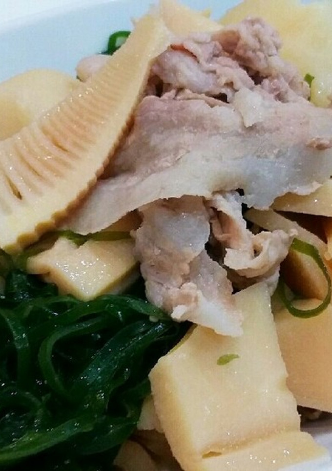 【簡単】筍と豚バラの煮物-レシピのメイン写真