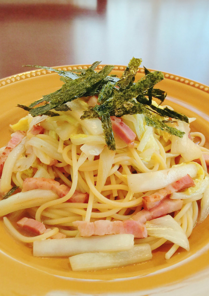 昆布茶の旨味♡白菜の柚子胡椒パスタ☆彡-レシピのメイン写真