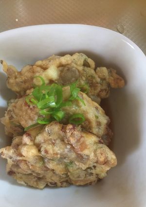 こんにゃくと納豆のふわふわ揚げ〜-レシピのメイン写真
