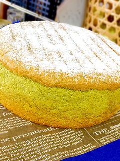 抹茶のスポンジケーキ(ジェノワーズ)-レシピのメイン写真