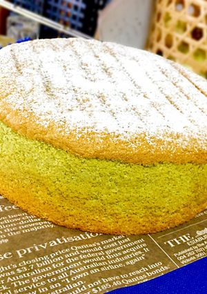 抹茶のスポンジケーキ(ジェノワーズ)-レシピのメイン写真
