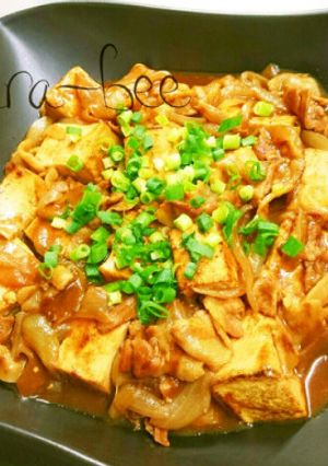 絶対ハマる♡我が家自慢のカレー肉豆腐-レシピのメイン写真