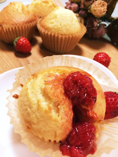 バター不使用(^^)生クリームマフィン♡-レシピのメイン写真
