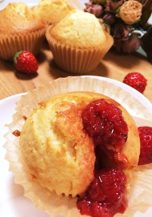 バター不使用(^^)生クリームマフィン♡-レシピのメイン写真