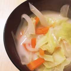 ミルク野菜スープ-レシピのメイン写真