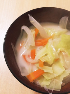 ミルク野菜スープ-レシピのメイン写真