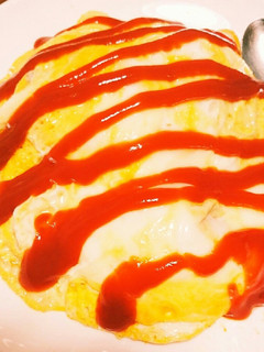 焼くのは卵だけ!超絶簡単オムライス!-レシピのメイン写真
