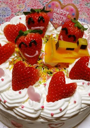 簡単♪誕生日ケーキ♡-レシピのメイン写真