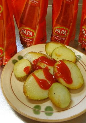最速のポテトフライにバナナケチャップON-レシピのメイン写真