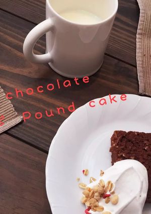 ふわふわ大人なチョコのパウンドケーキ-レシピのメイン写真
