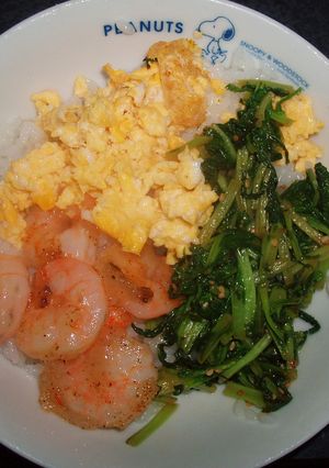 三色丼-レシピのメイン写真