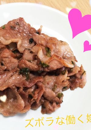 お弁当に♡まな板を汚さない簡単豚肉炒め♡-レシピのメイン写真