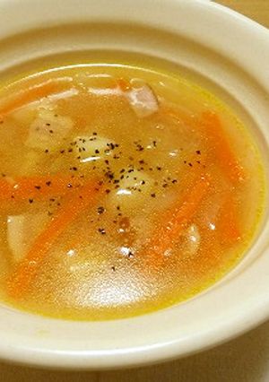 すりおろしじゃがいものコンソメスープ-レシピのメイン写真