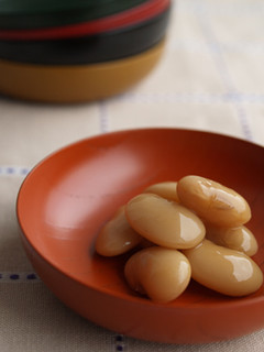 ルクルーゼで花豆の煮物-レシピのメイン写真