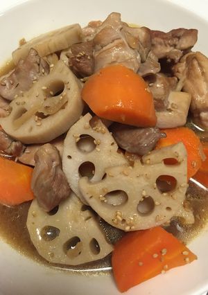 いり鶏風煮物-レシピのメイン写真