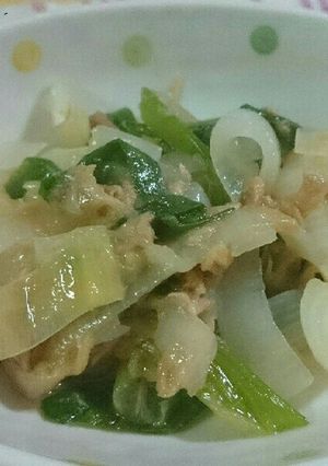 葉玉ねぎとツナの中華炒め-レシピのメイン写真