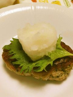 蓮根シャキシャキ!和風ハンバーグ-レシピのメイン写真