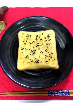 簡単お洒落朝食♡スイートポテトトースト♡-レシピのメイン写真