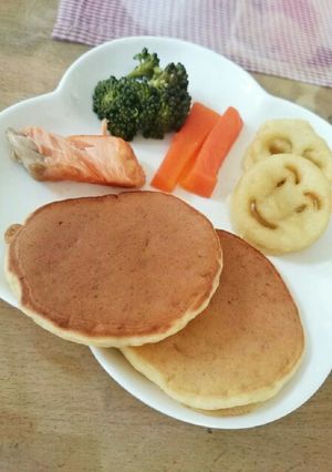 幼児・離乳食☆バナナ豆腐ホットケーキ-レシピのメイン写真