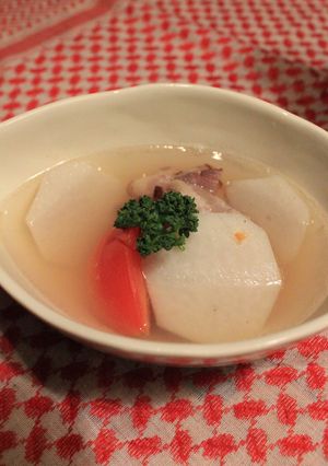 ☆ 母の味！里芋とトマトのベーコンスープ-レシピのメイン写真
