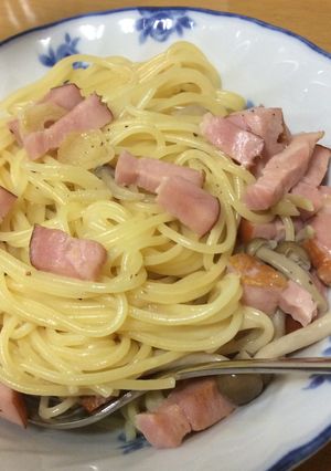 ブロックベーコンとキノコのパスタ☆-レシピのメイン写真