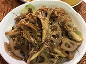 バター醤油炒めの写真