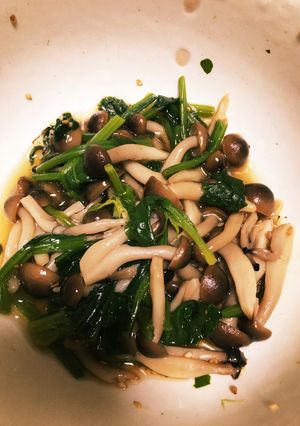 しめじとほうれん草のおひたし-レシピのメイン写真