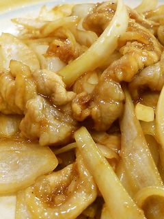 こめ豚ロースでだし醤油にんにく炒め。-レシピのメイン写真