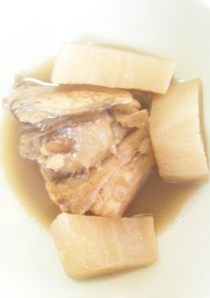 鰤（ぶり）のアラと大根を炊飯器で煮付け-レシピのメイン写真