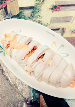 チンで簡単！鶏胸肉のキムチーズ巻き-レシピのメイン写真