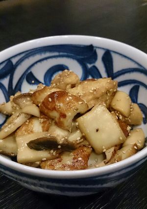 すぐでき！簡単！エリンギ炒め煮-レシピのメイン写真