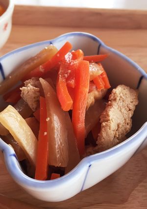 大根と人参、油揚げの煮物-レシピのメイン写真