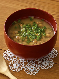 納豆と青ねぎの速攻みそ汁-レシピのメイン写真