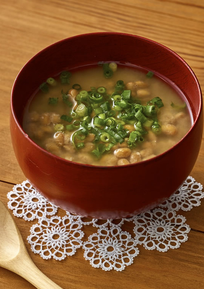 納豆と青ねぎの速攻みそ汁-レシピのメイン写真