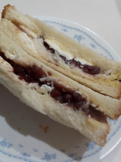 あずきとクリームチーズのトーストサンド-レシピのメイン写真