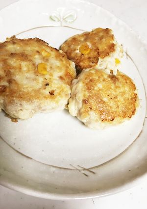 アレっこmenu☆コーン入豆腐ハンバーグ-レシピのメイン写真