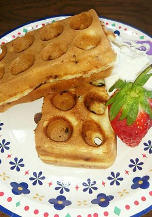 簡単マーマレードとチョコのワッフル-レシピのメイン写真