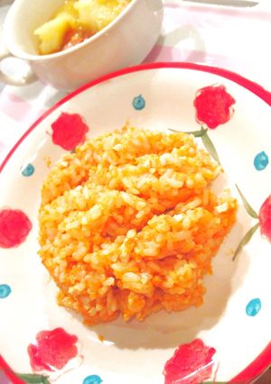 簡単☆炊飯器でキャロット&チキンライス-レシピのメイン写真