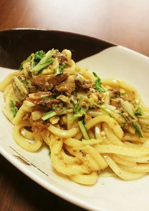 さんま缶で＊さんたまうどん-レシピのメイン写真