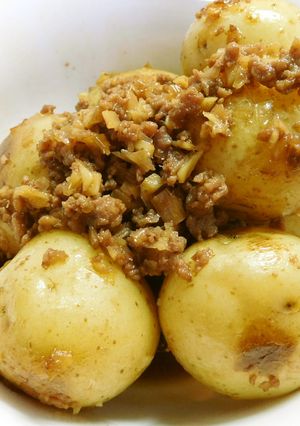 簡単美味しい♪新じゃがのそぼろ煮-レシピのメイン写真