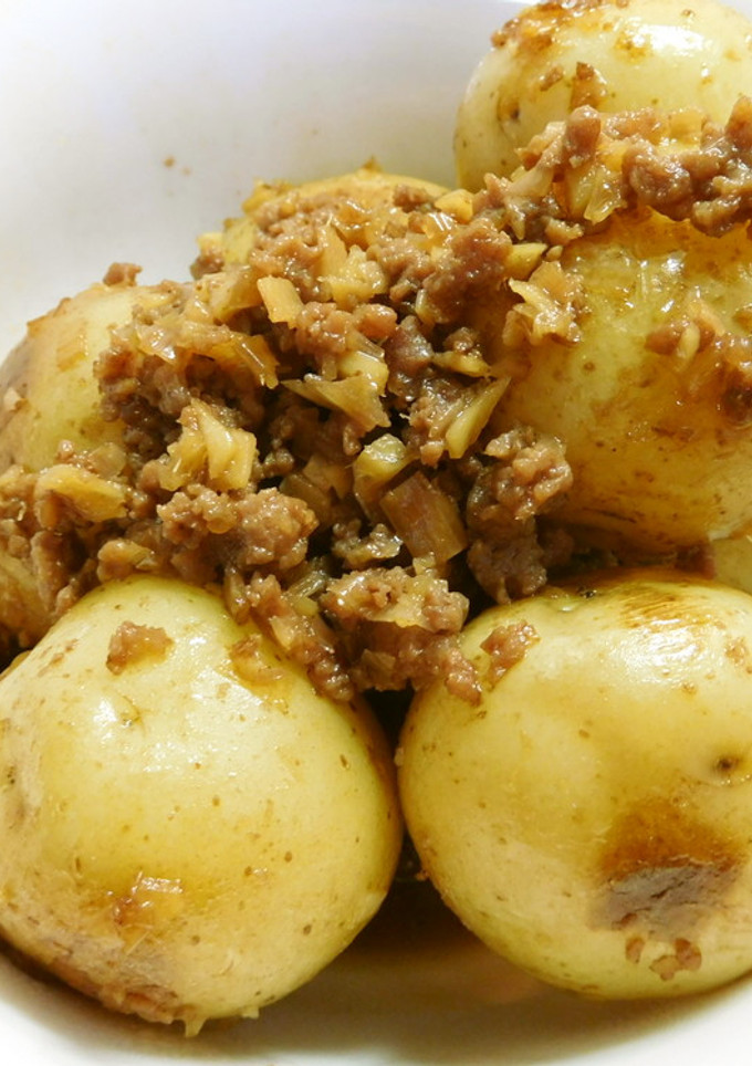 簡単美味しい♪新じゃがのそぼろ煮-レシピのメイン写真