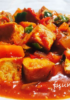厚揚げのトマト煮-レシピのメイン写真