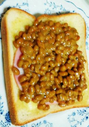 納豆トースト♪-レシピのメイン写真