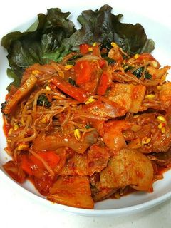 簡単!韓国のモヤシ焼肉(콩나물 불고기)-レシピのメイン写真
