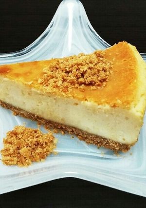 【改良】卵なし♪簡単節約絶品チーズケーキ-レシピのメイン写真
