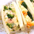 糖質オフ☆高野豆腐パンでマヨ鮭たまサンド