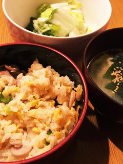 豚バラチャーハン-レシピのメイン写真