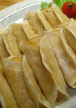 つくね風ぽん酢で餃子-レシピのメイン写真