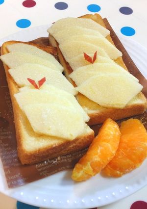 サクッ♪林檎シュガートースト-レシピのメイン写真