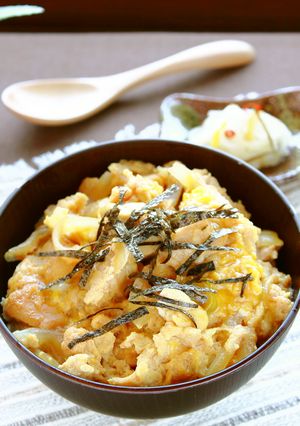 フワフワ高野豆腐の玉とじ丼-レシピのメイン写真